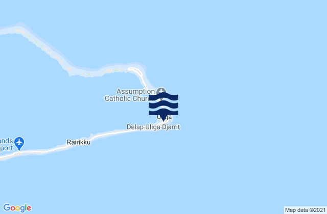 Karte der Gezeiten Majuro, Marshall Islands