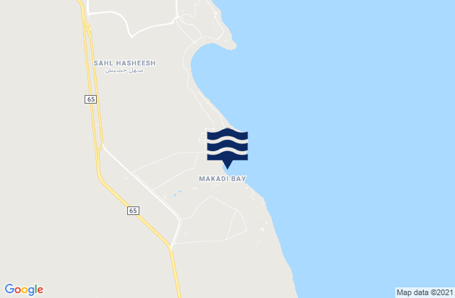 Karte der Gezeiten Makadi Bay, Egypt