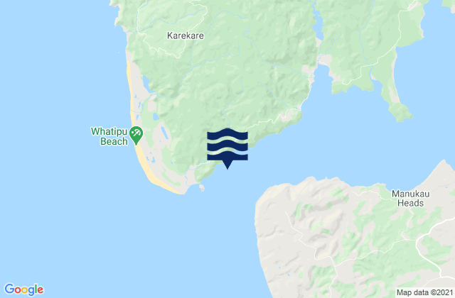 Karte der Gezeiten Makaka Bay, New Zealand