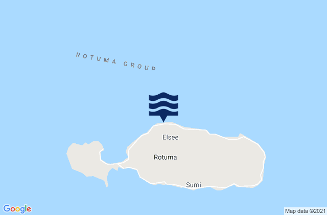 Karte der Gezeiten Malhaha, Fiji