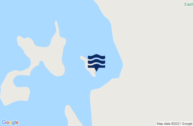 Karte der Gezeiten Malyye Karmakuly (Moller Bay), Russia