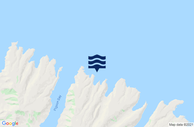 Karte der Gezeiten Manuka Bay, New Zealand