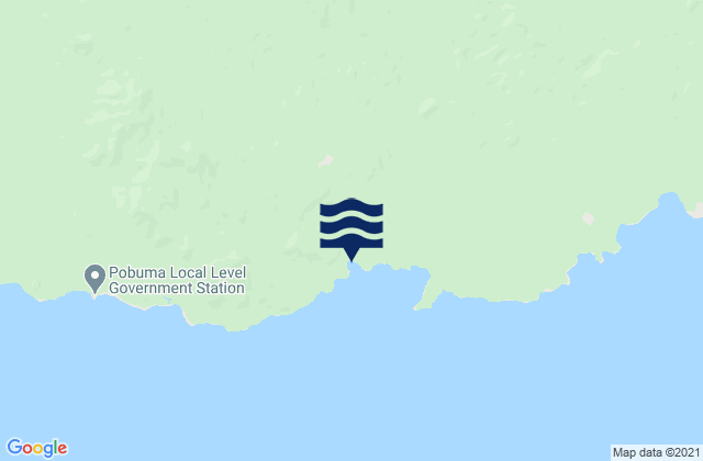 Karte der Gezeiten Manus, Papua New Guinea