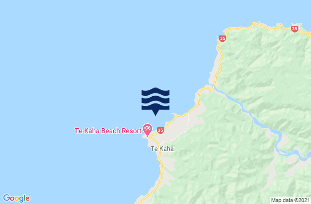 Karte der Gezeiten Maraetai Bay, New Zealand