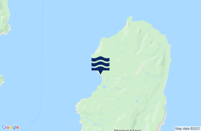 Karte der Gezeiten Marmot Island (Marmot Strait), United States