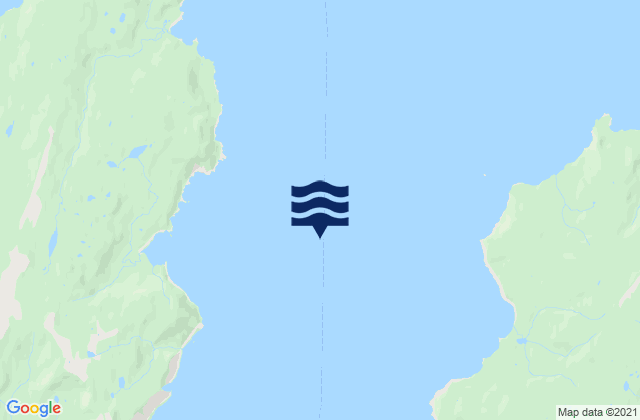 Karte der Gezeiten Marmot Island west of, United States