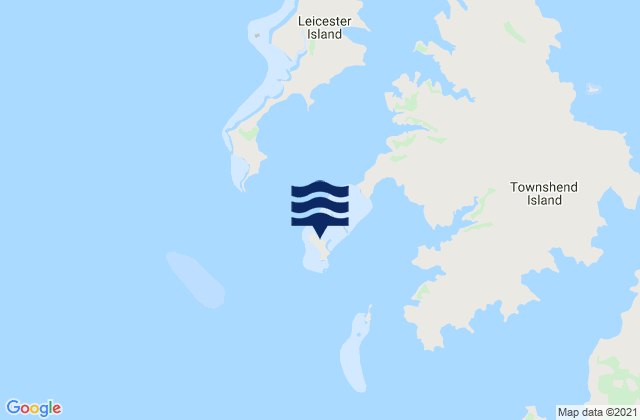 Karte der Gezeiten Marquis Island, Australia