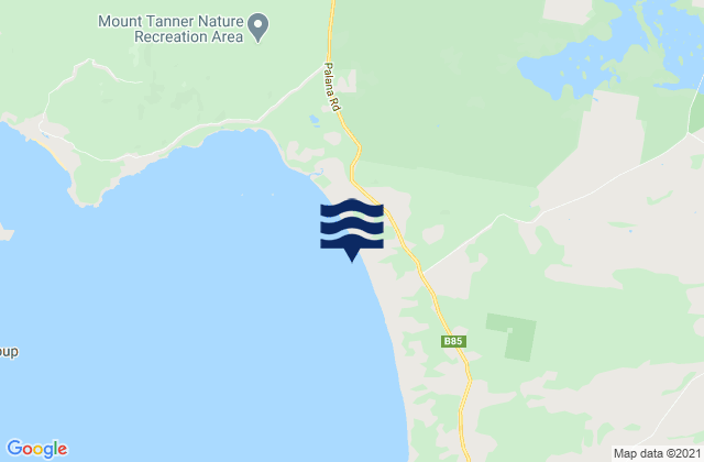 Karte der Gezeiten Marshall Beach, Australia