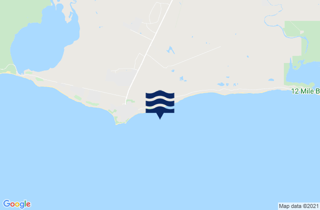 Karte der Gezeiten Mary Ann Haven, Australia