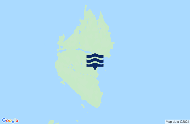 Karte der Gezeiten Mary Island, United States