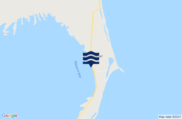 Karte der Gezeiten Masons Bay, Bahamas