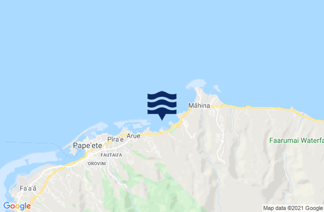Karte der Gezeiten Mataiva, French Polynesia