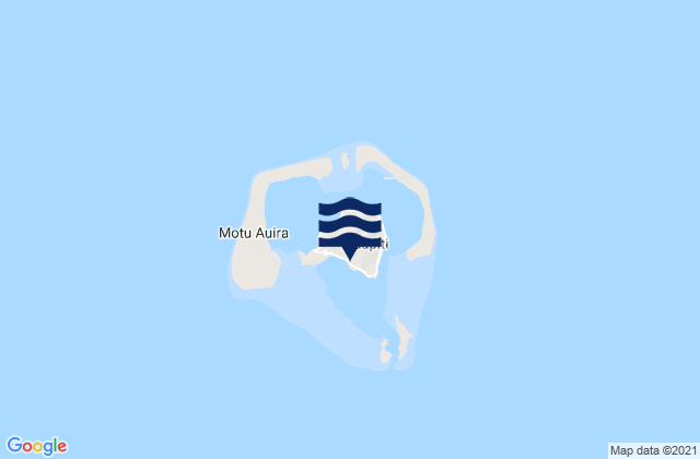 Karte der Gezeiten Maupiti, French Polynesia