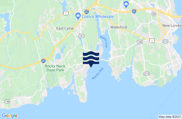 Karte der Gezeiten McCooks Beach, United States