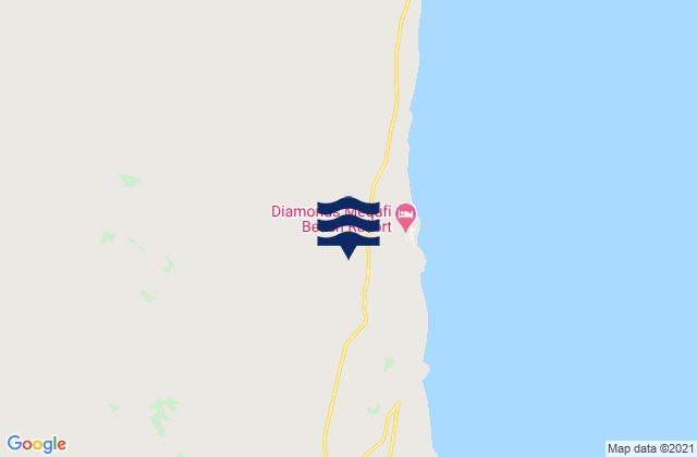 Karte der Gezeiten Mecufi, Mozambique