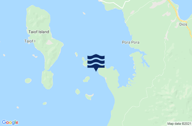 Karte der Gezeiten Medina Inlet South, Papua New Guinea