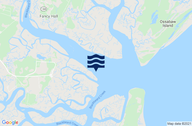 Karte der Gezeiten Medway River northwest of Cedar Point, United States