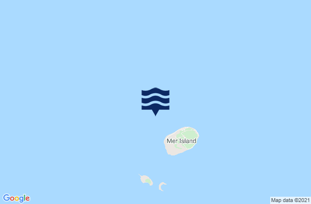 Karte der Gezeiten Meer Island Barge, Australia