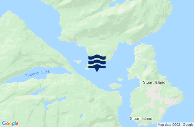 Karte der Gezeiten Mermaid Bay, Canada