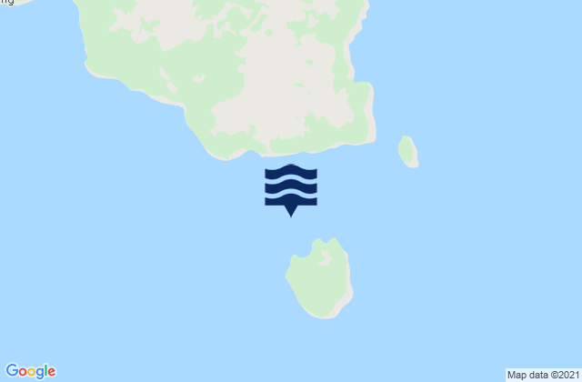 Karte der Gezeiten Miang Besar Sangkulirang Bay, Indonesia