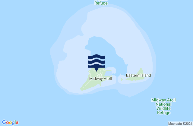 Karte der Gezeiten Midway Islands, United States Minor Outlying Islands