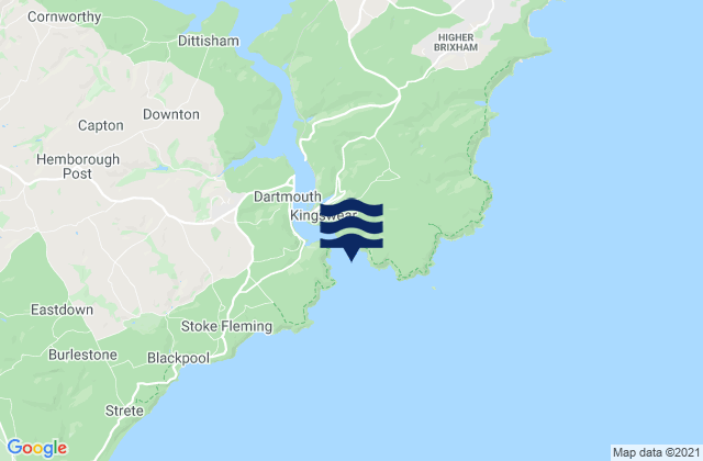Karte der Gezeiten Mill Bay Cove Beach, United Kingdom