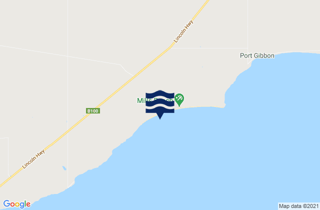 Karte der Gezeiten Mills Beach, Australia