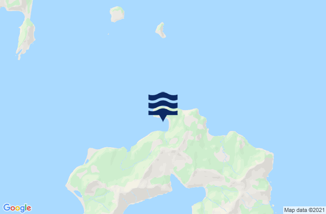 Karte der Gezeiten Mitrofania Island, United States