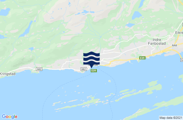Karte der Gezeiten Molde, Norway