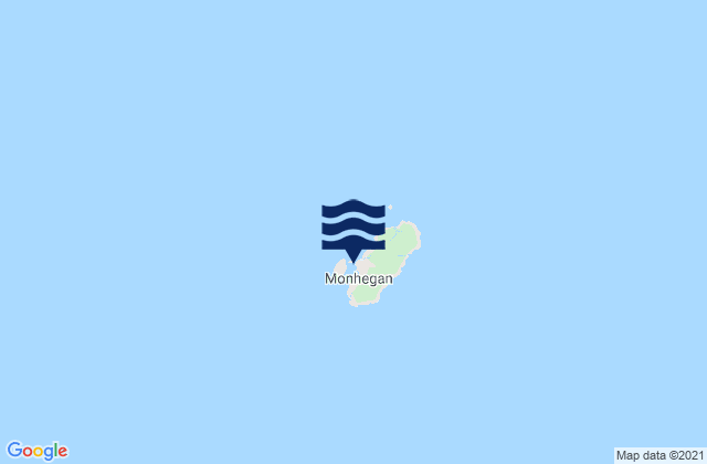 Karte der Gezeiten Monhegan Island, United States