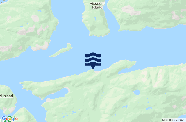 Karte der Gezeiten Montagu Point, Canada