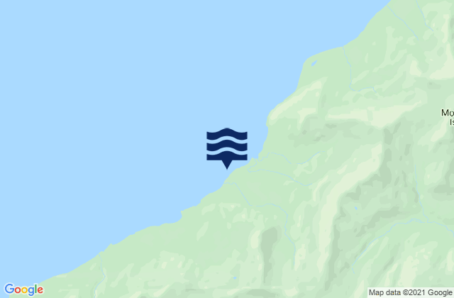 Karte der Gezeiten Montague Island, United States