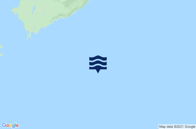 Karte der Gezeiten Montague Strait, United States