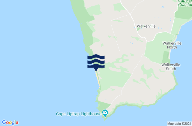 Karte der Gezeiten Morgans Beach, Australia