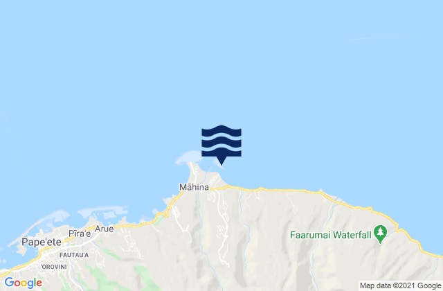 Karte der Gezeiten Motuoini, French Polynesia