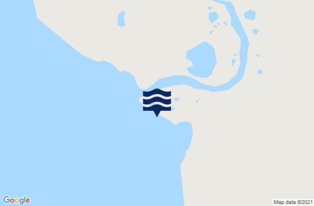 Karte der Gezeiten Mould Bay, United States