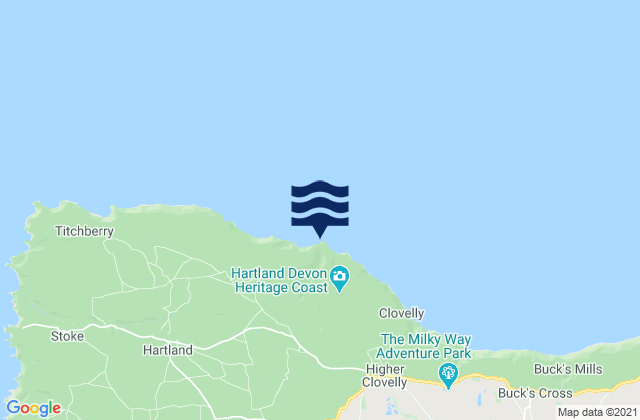 Karte der Gezeiten Mouthmill Beach, United Kingdom