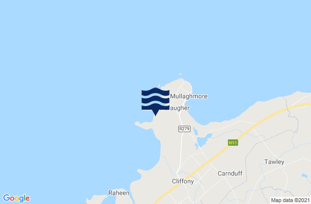 Karte der Gezeiten Mullaghmore Head, Ireland