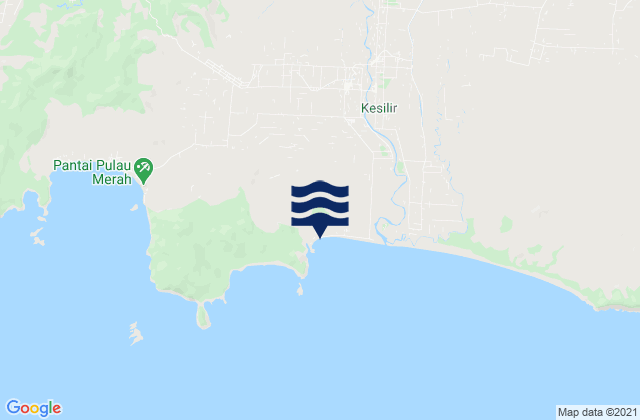 Karte der Gezeiten Mulyosari, Indonesia