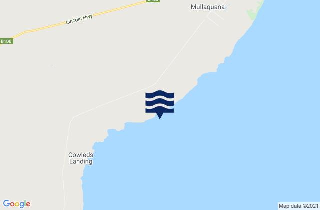 Karte der Gezeiten Murrippi Beach, Australia