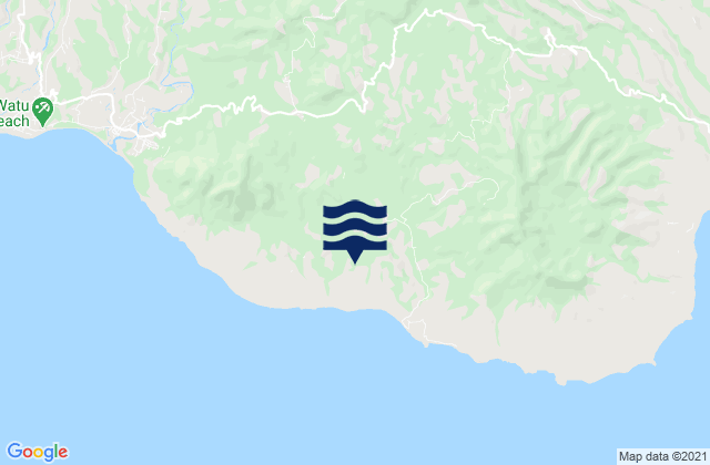 Karte der Gezeiten Muting, Indonesia