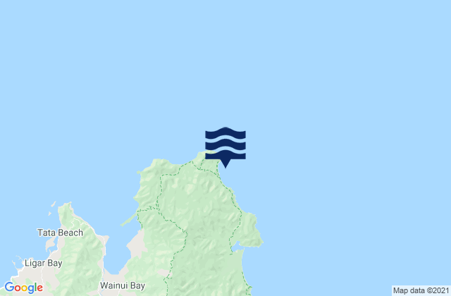 Karte der Gezeiten Mutton Cove Abel Tasman, New Zealand