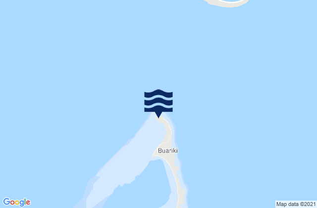 Karte der Gezeiten Naa, Kiribati