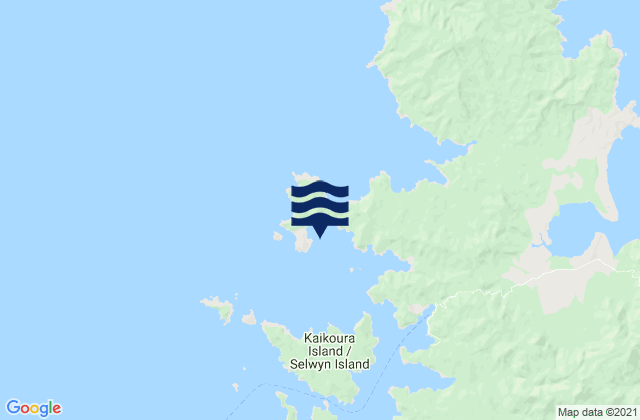 Karte der Gezeiten Nagle Cove, New Zealand