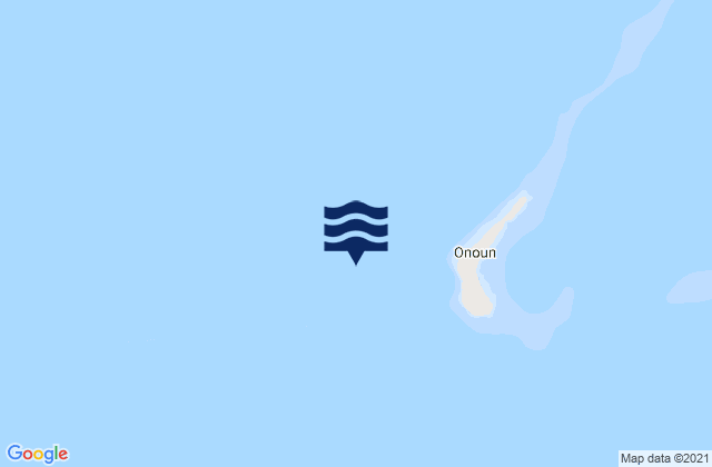 Karte der Gezeiten Namonuito Atoll, Micronesia