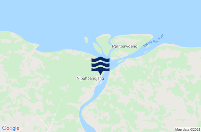 Karte der Gezeiten Nipah Panjang, Indonesia