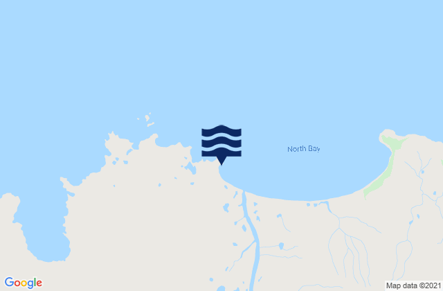 Karte der Gezeiten North Bay Stuart Island, United States