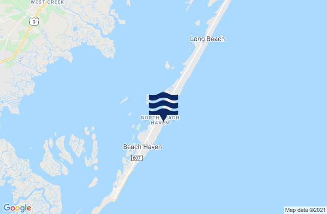 Karte der Gezeiten North Beach Haven, United States