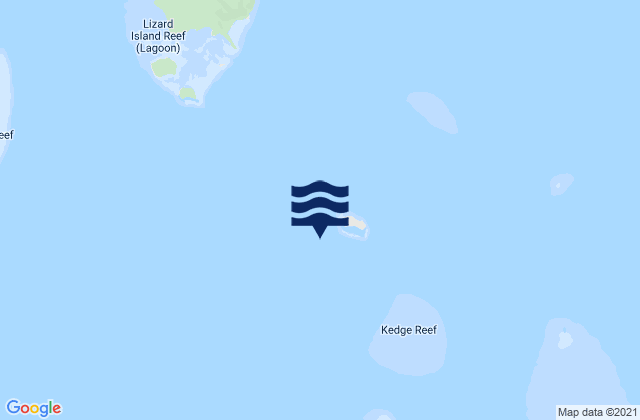 Karte der Gezeiten North Direction Island, Australia