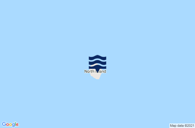 Karte der Gezeiten North Island, Australia